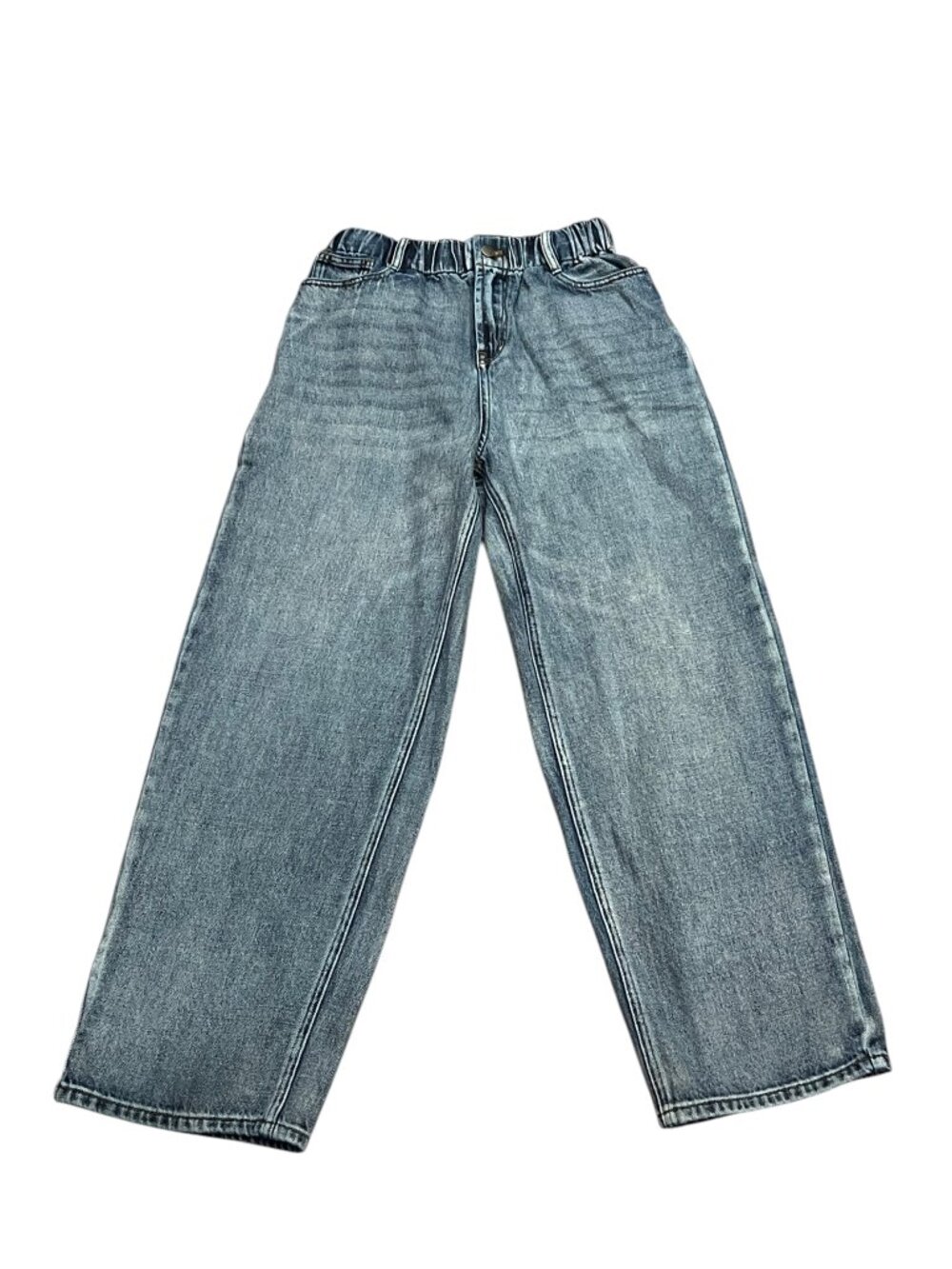 Betty Chow High Waist Wide-Leg Denim Jeans, 27